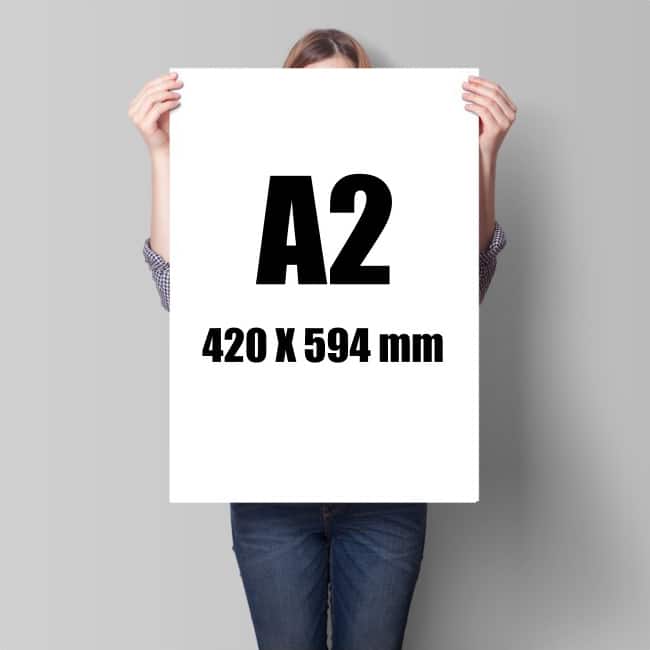 PLAKAT A2 42 x 59,4 CM - 4+0 / 4+4 - ØKONOMI
