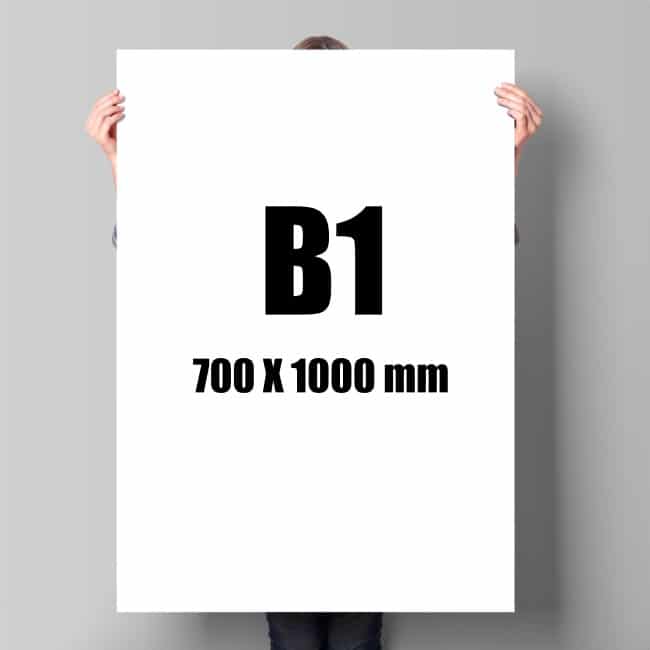 PLAKAT B1 70 x 100 CM - 4+0 / 4+4 - ØKONOMI