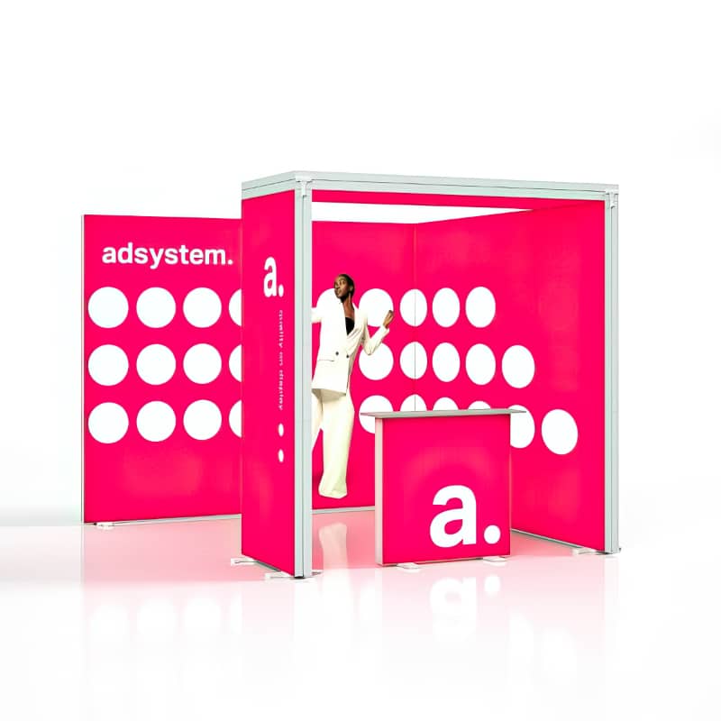 SMART LED 3 x 3 L-STAND