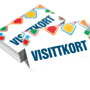 VISITTKORT - FARGETRYKK - CMYK - ØKONOMI